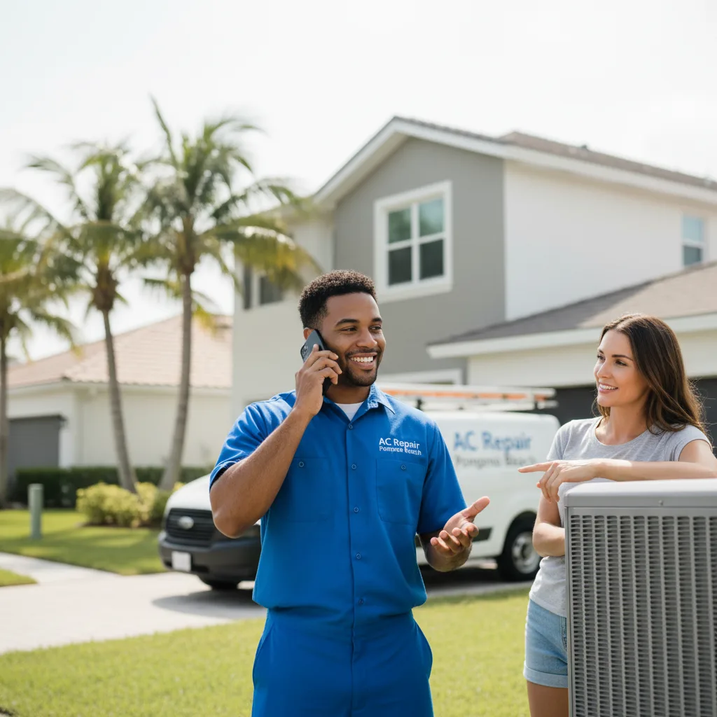 AC Repair Pompano Beach customer support in Belle Rose